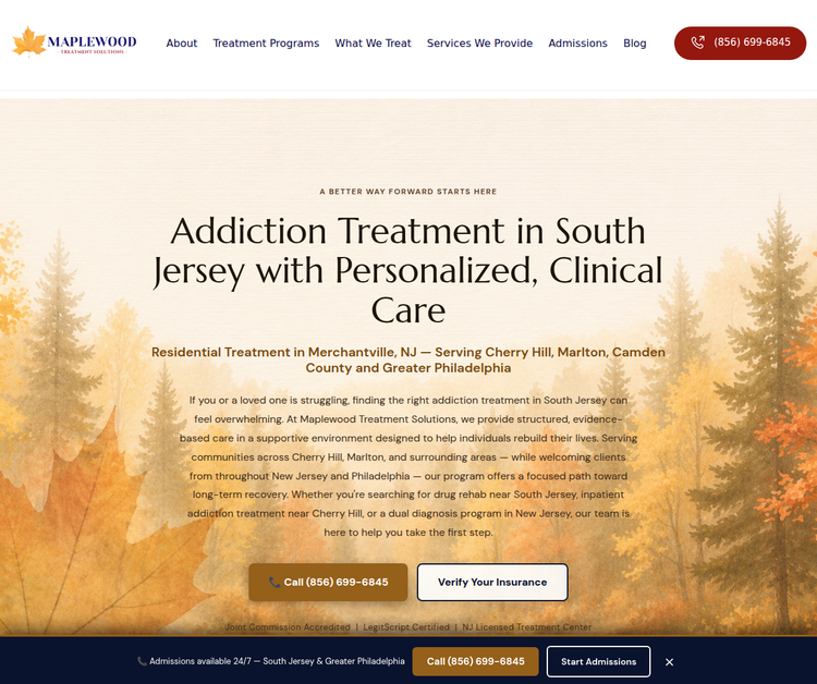 Maplewood Treatment Solutions - Drug & Alcohol Rehab in Merchantville, NJ
