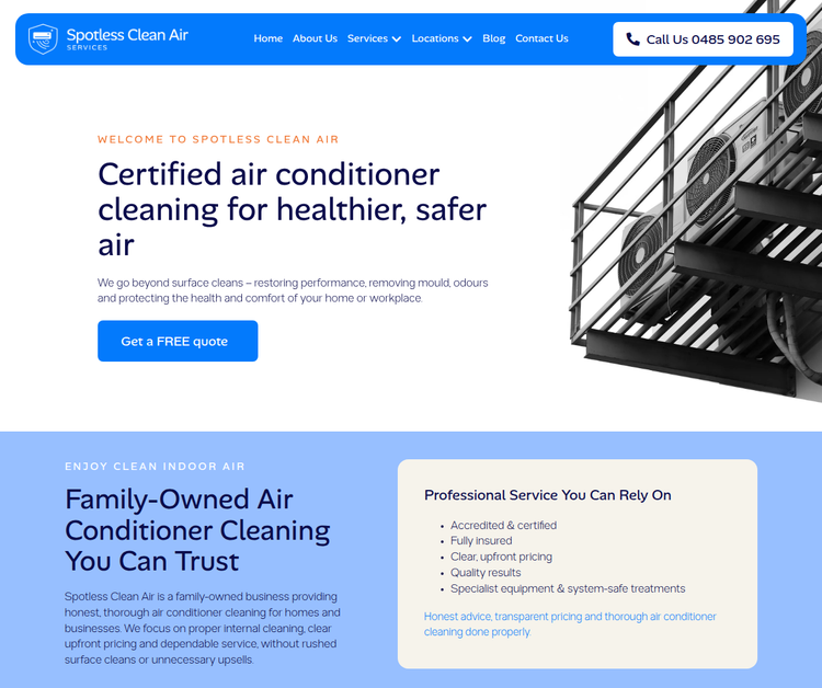 Spotless Clean Air Services