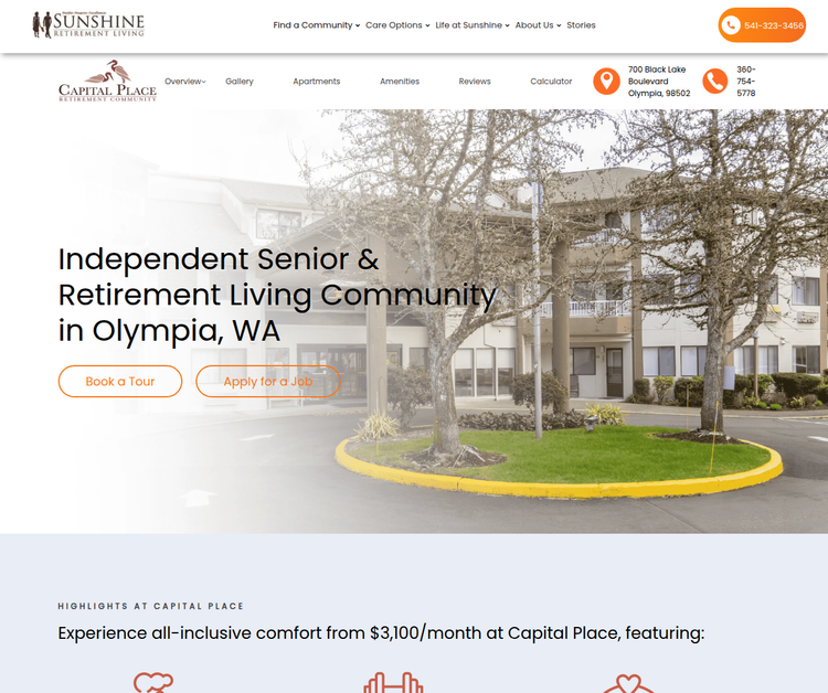 Independent Senior & Retirement Living Community in Olympia, WA