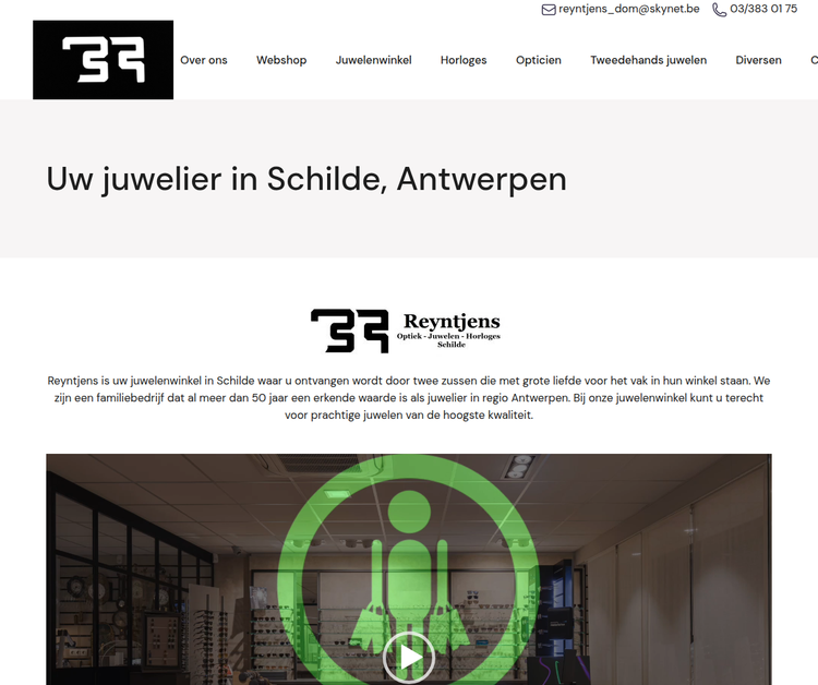 Reyntjens Dom – Family Jewelry Store in Schilde