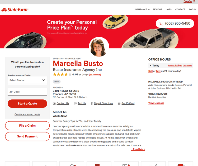 Marcella Busto - State Farm Insurance Agent