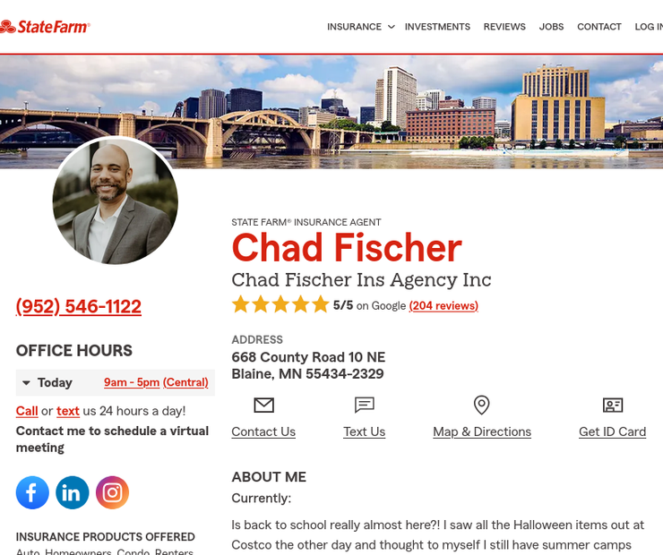 Chad Fischer - State Farm Insurance Agent