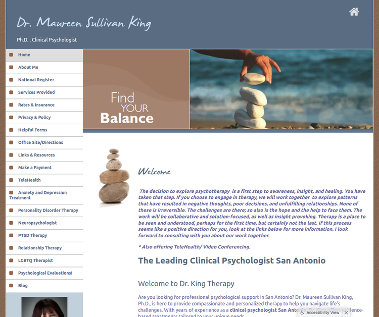 Dr. King Therapy - Compassionate Psychologist in San Antonio