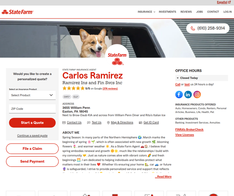 Carlos Ramirez - State Farm Insurance Agent