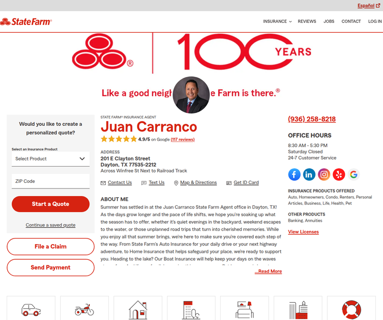 Juan Carranco - State Farm Insurance Agent