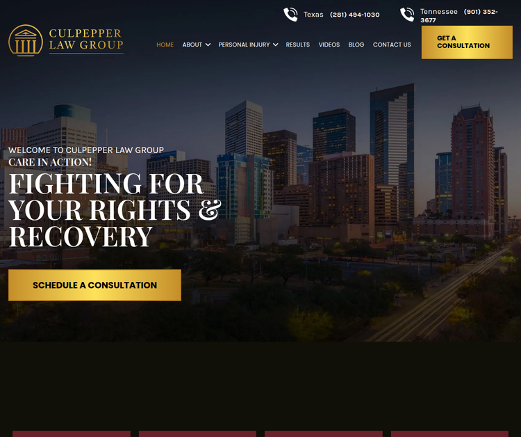 Personal Injury Attorneys in Texas & Tennessee