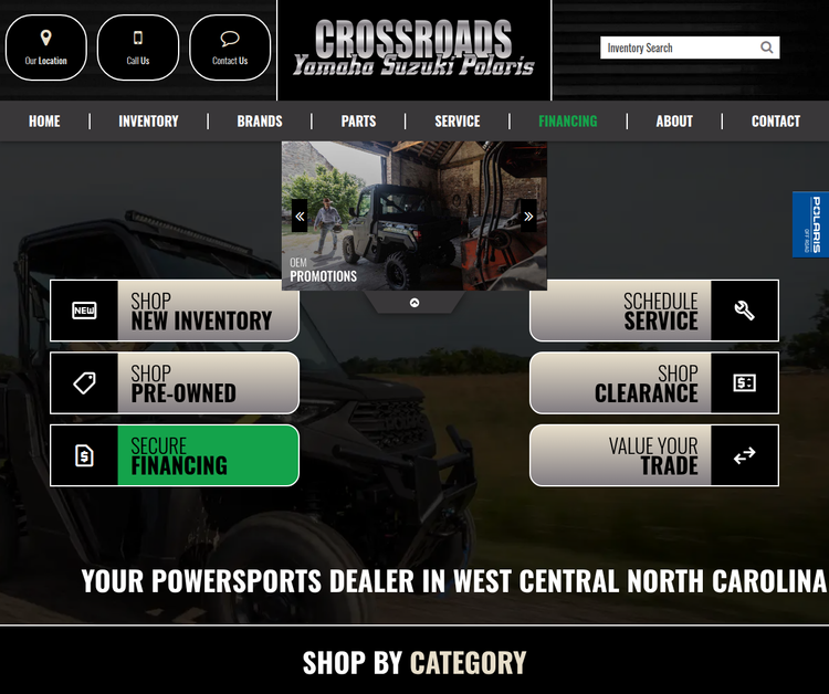 Crossroads Yamaha Suzuki Polaris