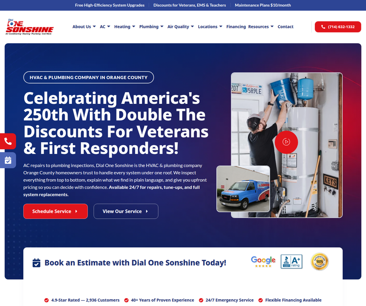 HVAC & Plumbing Company in Orange County