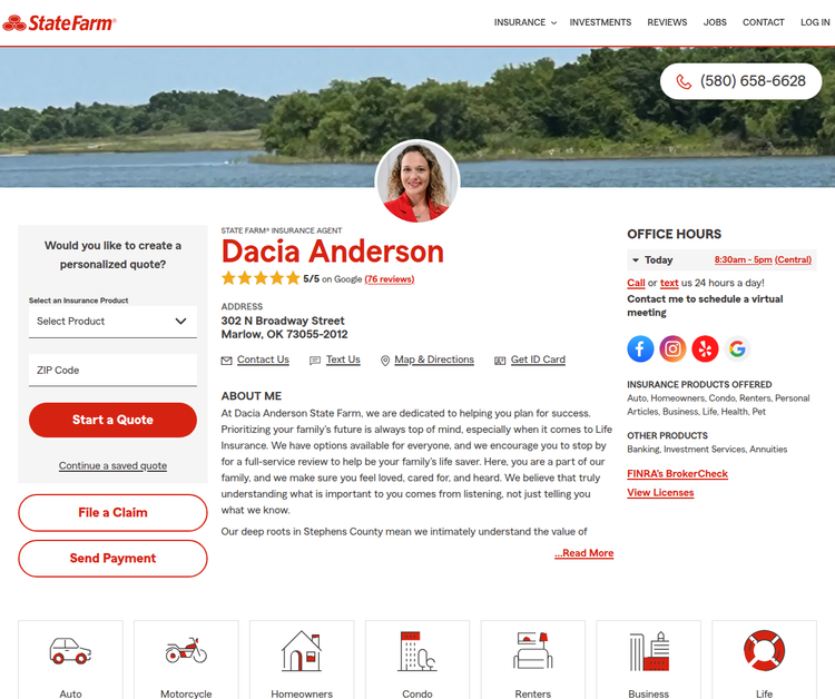 Dacia Anderson - State Farm Insurance Agent