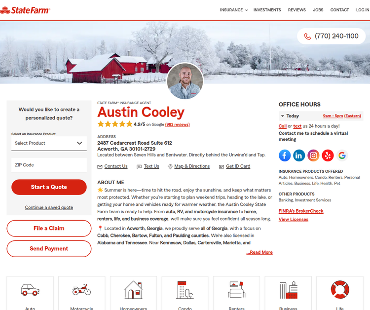 Austin Cooley - State Farm Insurance Agent