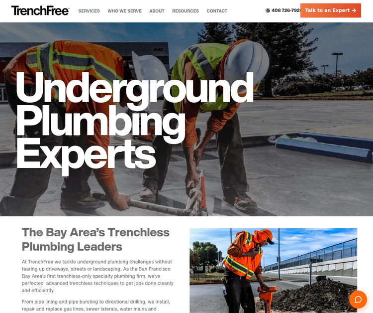 Bay Area Trenchless Plumbing Specialists