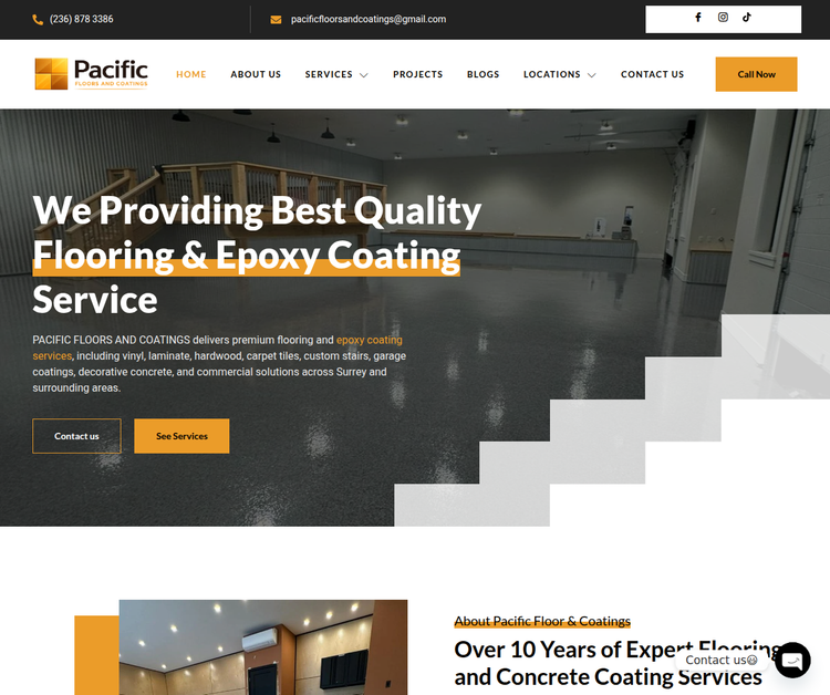 PACIFIC FLOORS AND COATINGS
