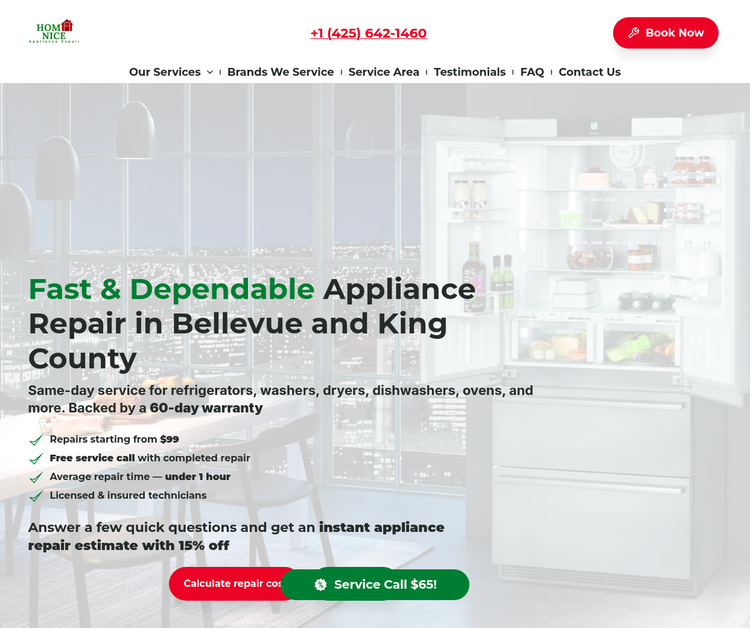 Homnice Appliance repair