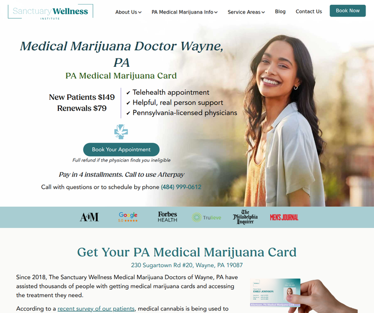 Medical Marijuana Card Services in Wayne, PA
