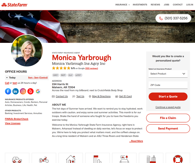 Monica Yarbrough - State Farm Insurance Agent