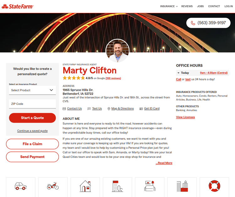 Marty Clifton - State Farm Insurance Agent