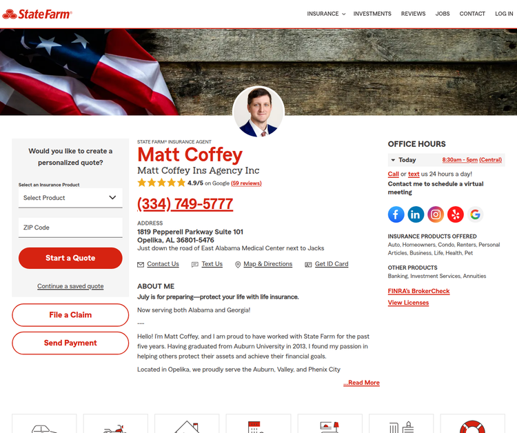 Matt Coffey - State Farm Insurance Agent