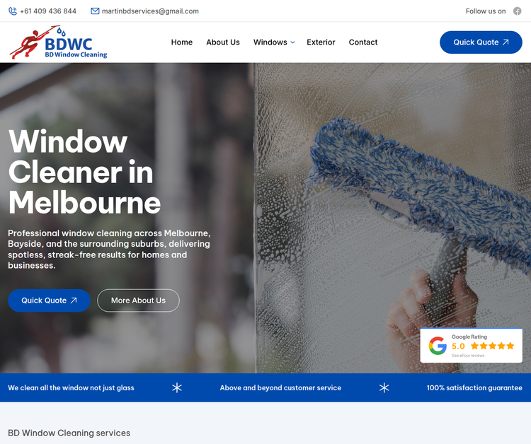 BD Window Cleaning