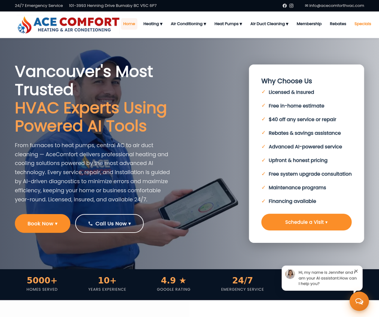 ACE COMFORT HEATING & AIR CONDITIONING