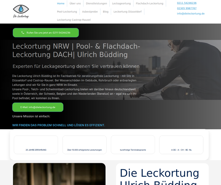 Die Leckortung Ulrich Büdding