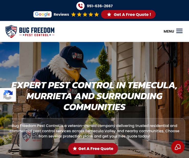 Veteran‑Owned Pest Control Experts Serving Temecula & Murrieta