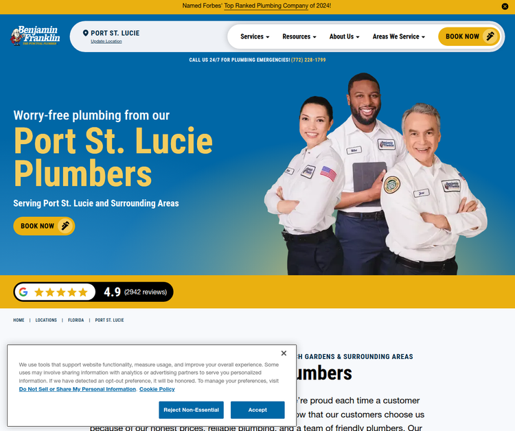 Benjamin Franklin Plumbing of Port St. Lucie