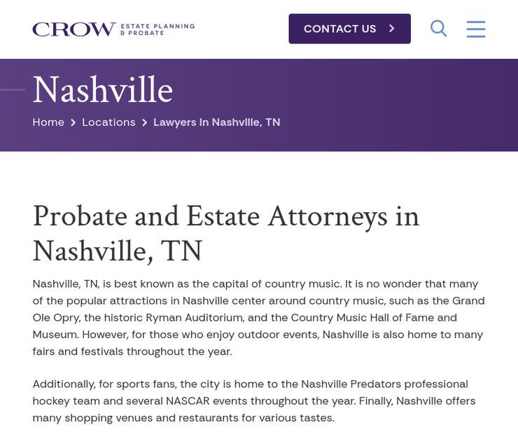 Crow Estate Planning and Probate, PLC