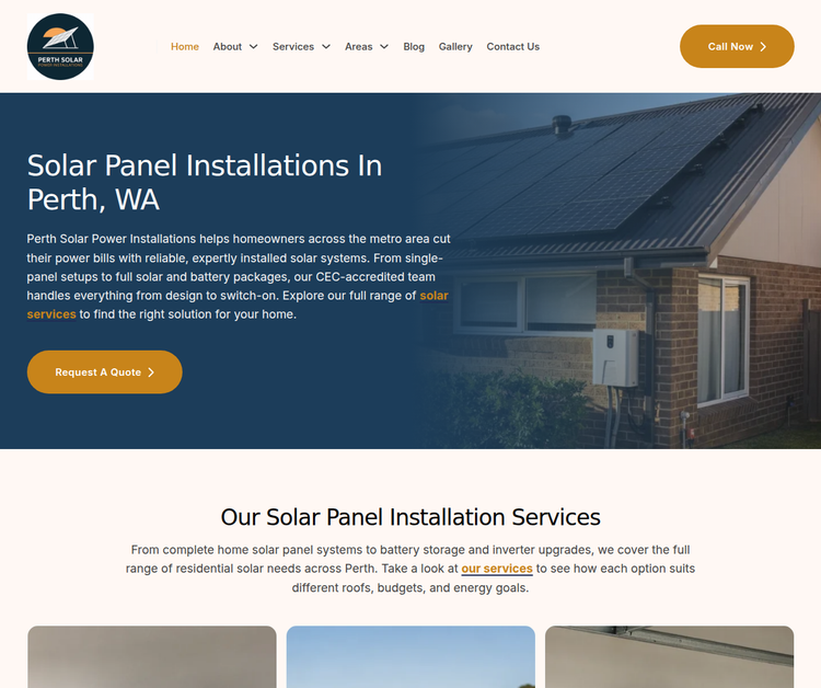 Perth Solar Power Installations