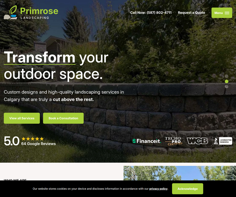Primrose Landscaping Inc.