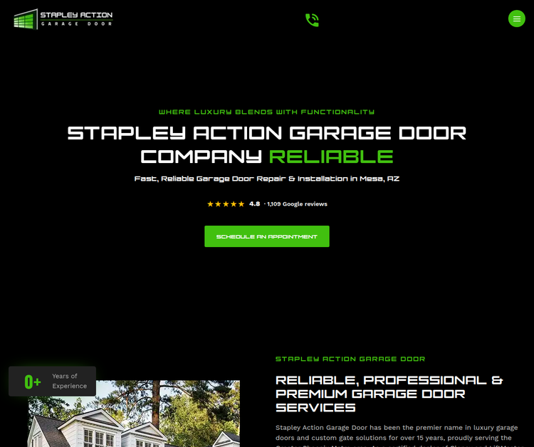 Stapley Action Garage Door
