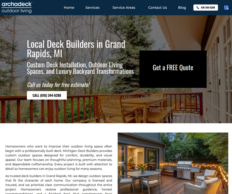 Michigan Deck Builders - Grand Rapids