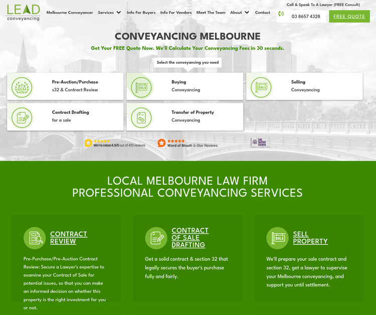 LEAD Conveyancing Melbourne
