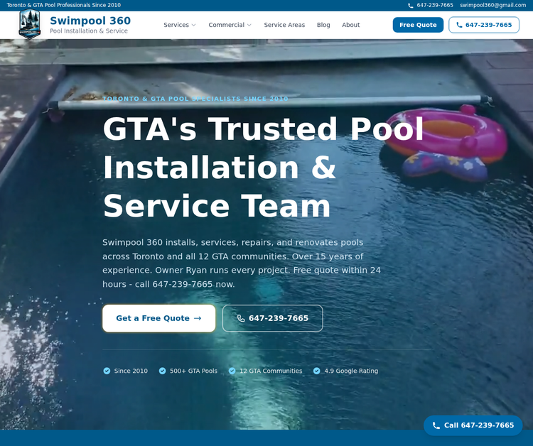 Swimpool 360 Installation , Renovation , Landscaping
