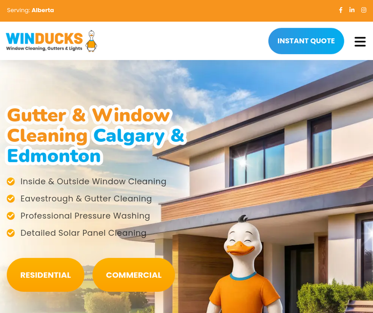 Winducks Gutter & Window Cleaning Calgary