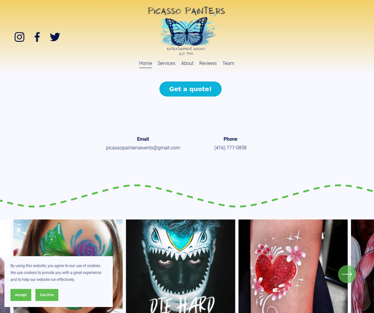 Award-Winning Face Painting & Body Art Specialists