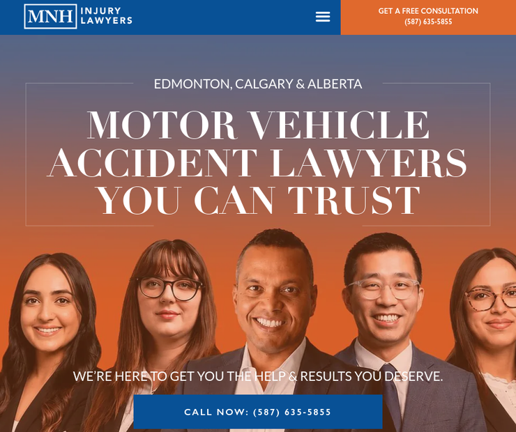 Motor Vehicle Accident Lawyers in Edmonton & Calgary