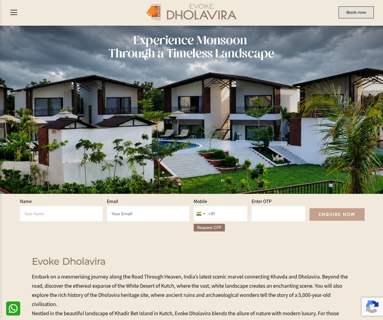 Evoke Dholavira – Luxury Resort & Heritage Experience