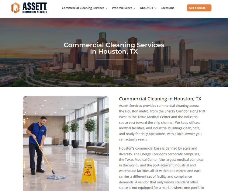 Commercial Cleaning Services in Houston, TX