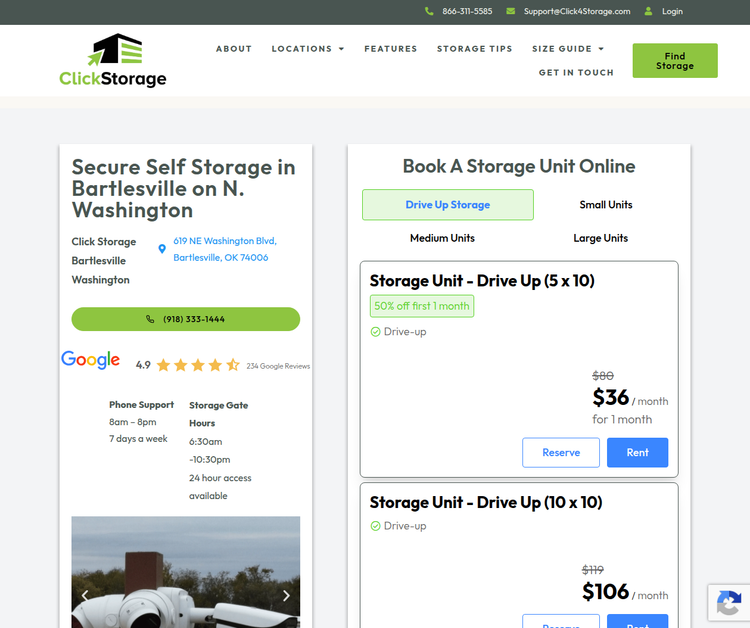 Click Storage – Bartlesville North