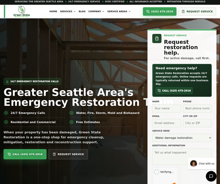 Green State Restoration of Bellingham - Water, Fire, & Mold Damage