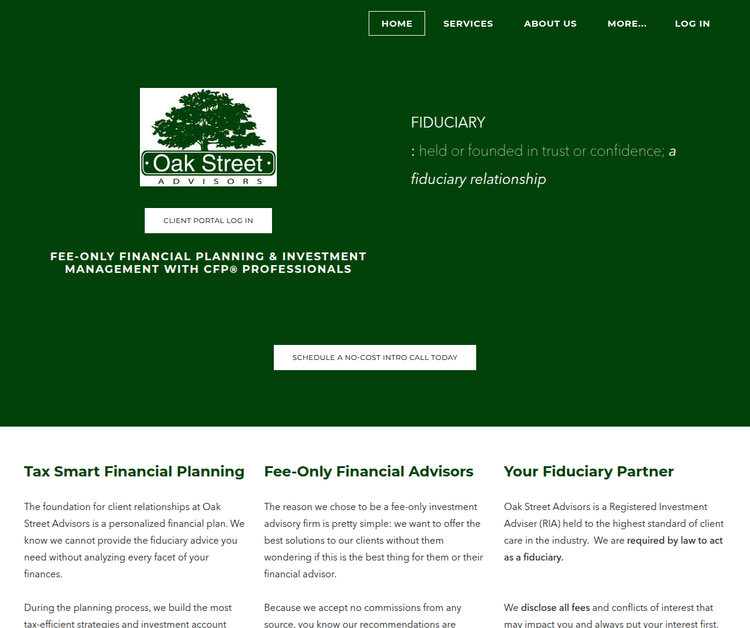 Oak Street Advisors - Fee-Only Fiduciary Financial & Tax Planners