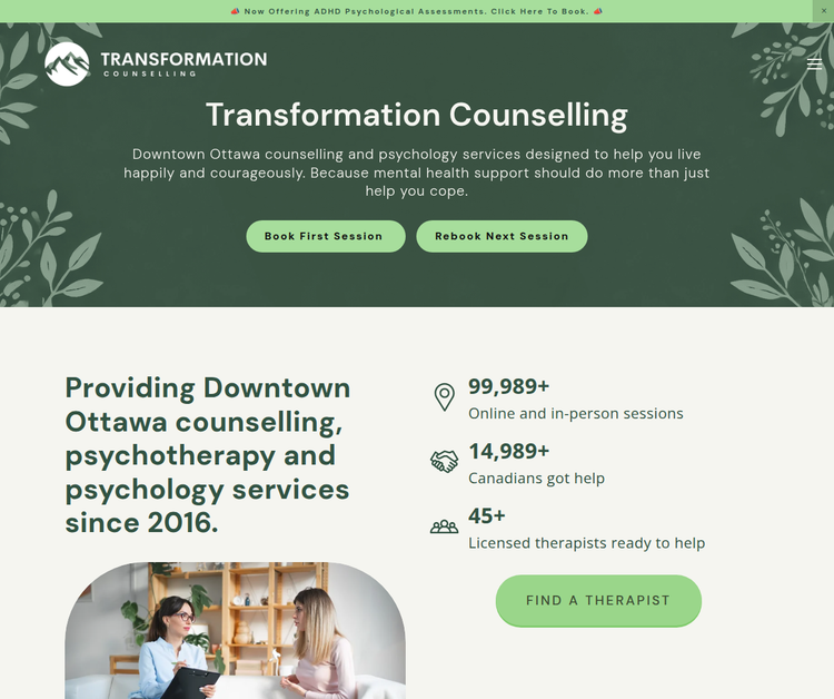 Transformation Counselling