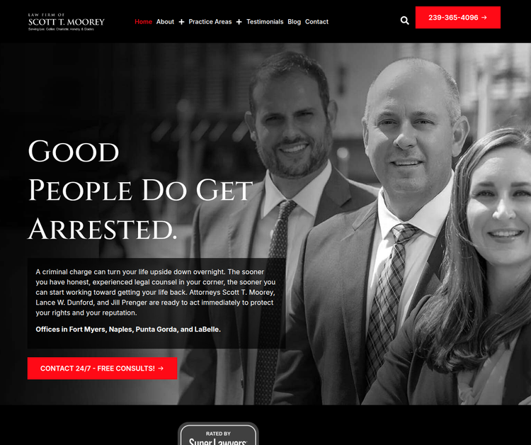 Expert Criminal Defense Attorneys in Southwest Florida