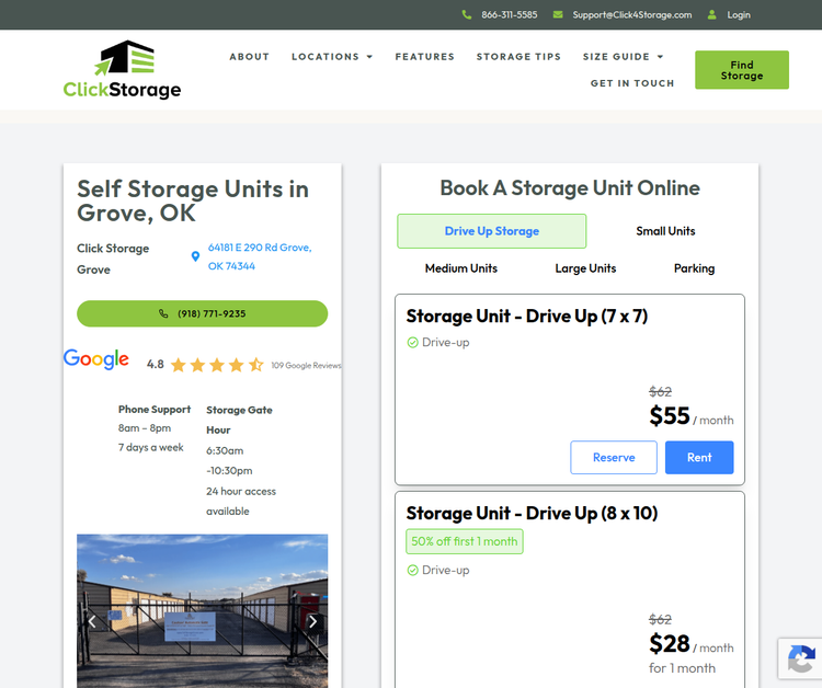 Click Storage Grove