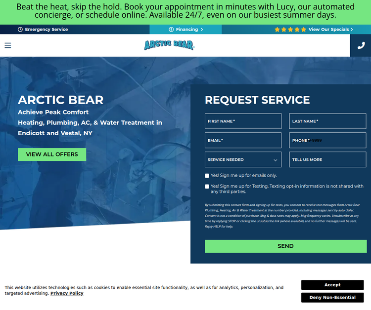 Arctic Bear: Trusted Heating, Cooling, Plumbing Solutions in Endicott & Vestal