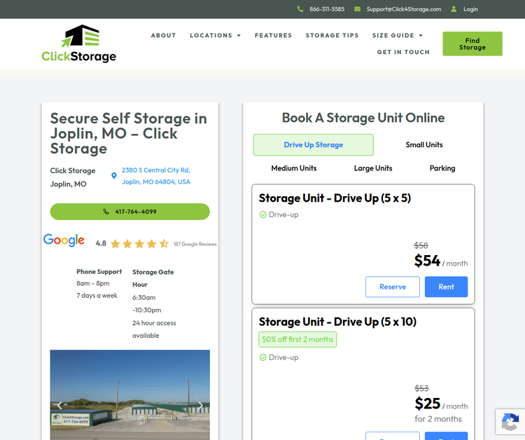 Secure Self Storage in Joplin, MO