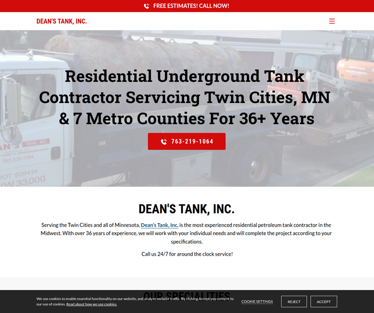 Dean's Tank, Inc.