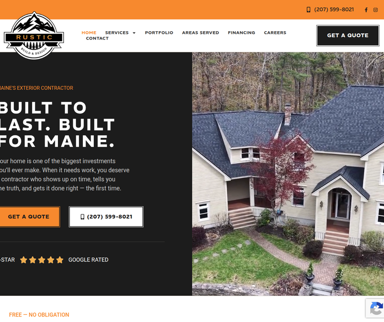 Maine's Trusted Exterior Contractor