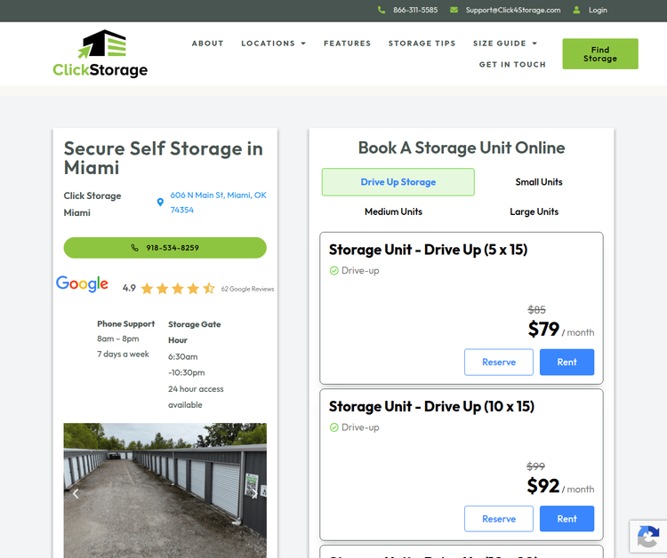 Click Storage - Miami