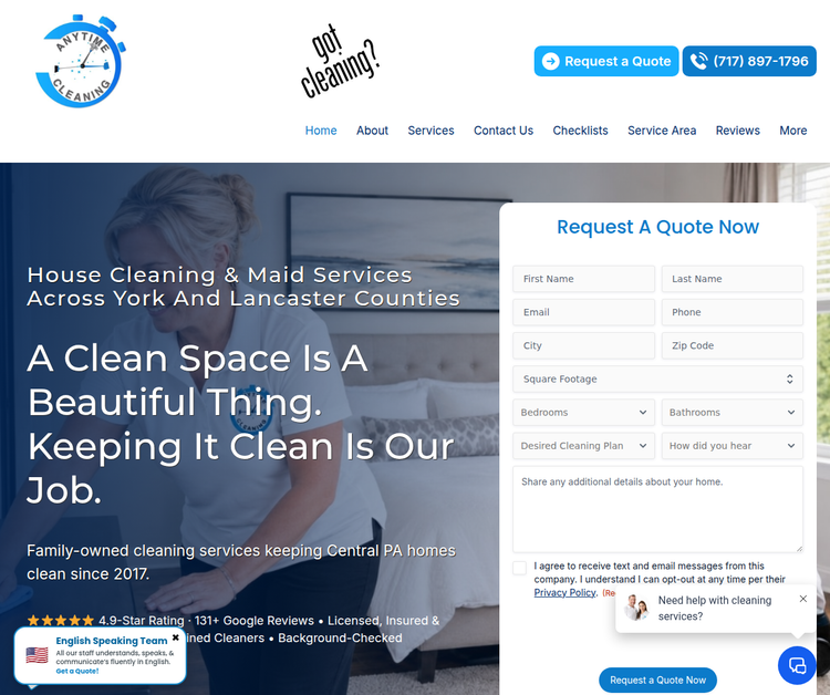 Anytime Cleaning, LLC